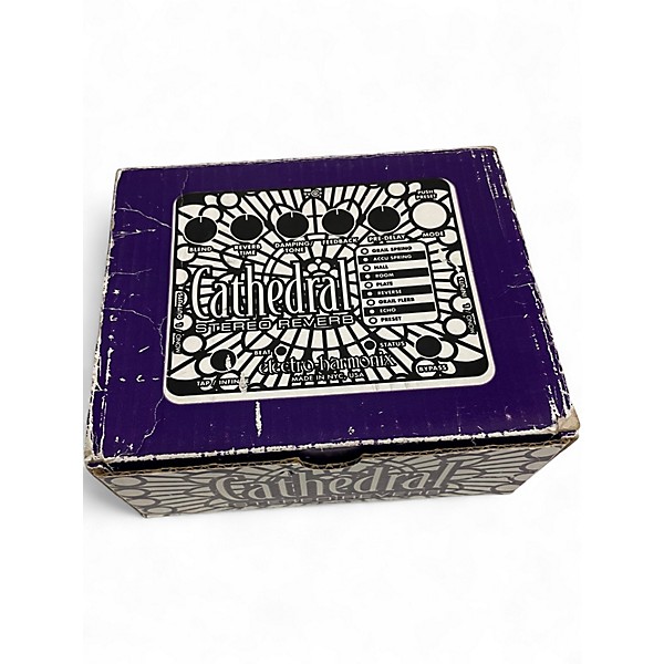 Used Electro-Harmonix Cathedral Stereo Reverb Effect Pedal