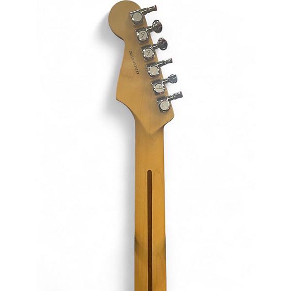 Used 2014 Fender American Standard Stratocaster Olympic White Solid Body Electric Guitar