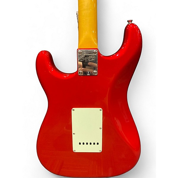 Used Squier Classic Vibe 1960S Stratocaster Red Solid Body Electric Guitar