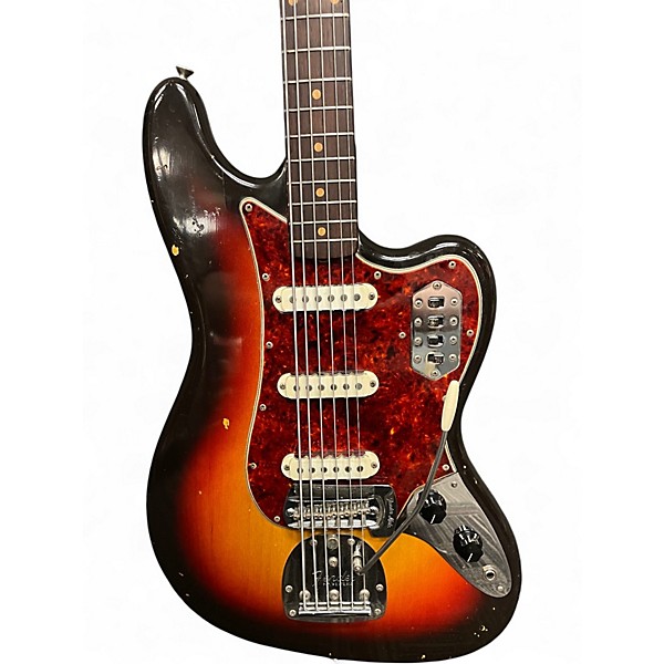 Vintage 1964 Fender Bass VI 2 Tone Sunburst Electric Bass Guitar