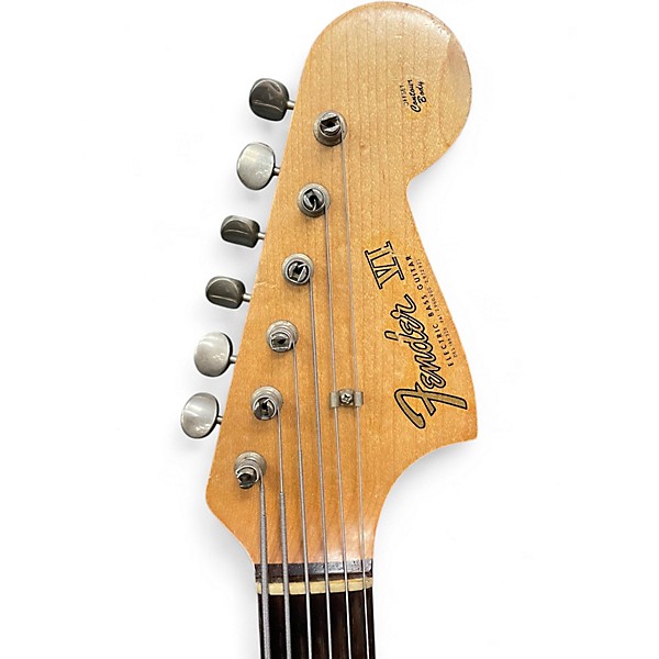Vintage 1964 Fender Bass VI 2 Tone Sunburst Electric Bass Guitar