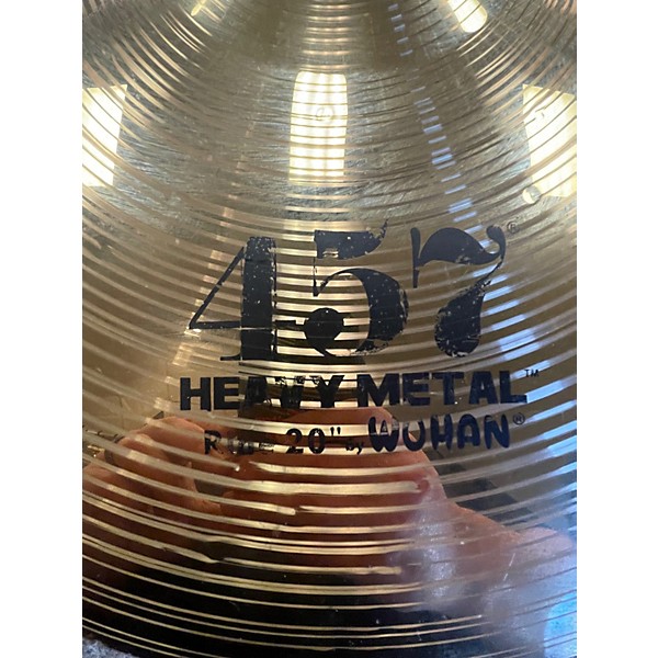 Used Wuhan 20in 457 HEAVY METAL RIDE Cymbal
