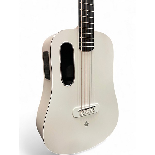 Used Lava Me Play 36" Frost White Acoustic Electric Guitar