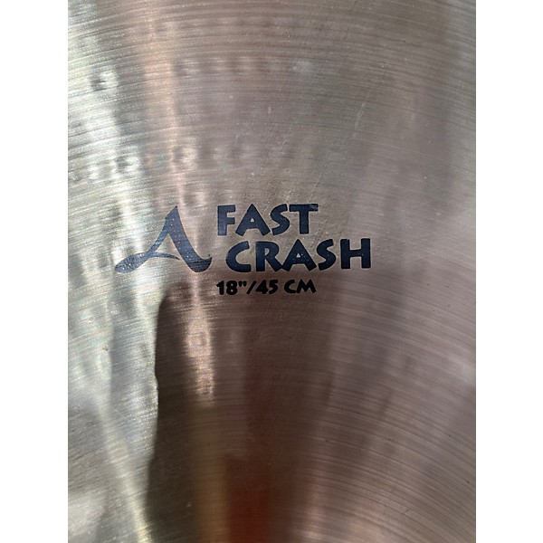 Used Zildjian 18in Avedis FAST CRASH Cymbal