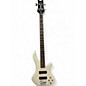 Used Schecter Guitar Research Diamond DELUXE Classic White Electric Bass Guitar thumbnail