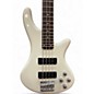Used Schecter Guitar Research Diamond DELUXE Classic White Electric Bass Guitar