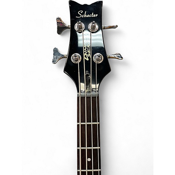 Used Schecter Guitar Research Diamond DELUXE Classic White Electric Bass Guitar