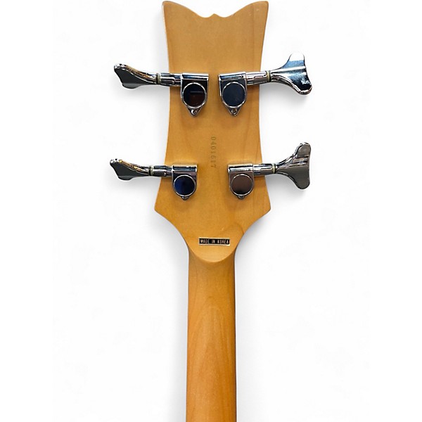 Used Schecter Guitar Research Diamond DELUXE Classic White Electric Bass Guitar