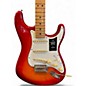 Used Fender Showmaster Red to Black Fade Solid Body Electric Guitar
