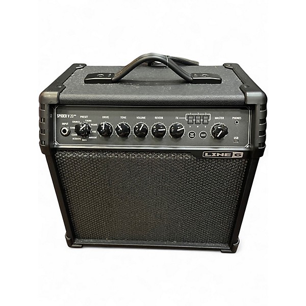 Used Line 6 Spider V 20 MkII 20w 1x8 Guitar Combo Amp