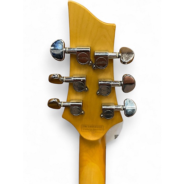 Used Schecter Guitar Research C6 deluxe  Blue Solid Body Electric Guitar