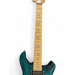 Used PRS se special BLUE IRI Solid Body Electric Guitar