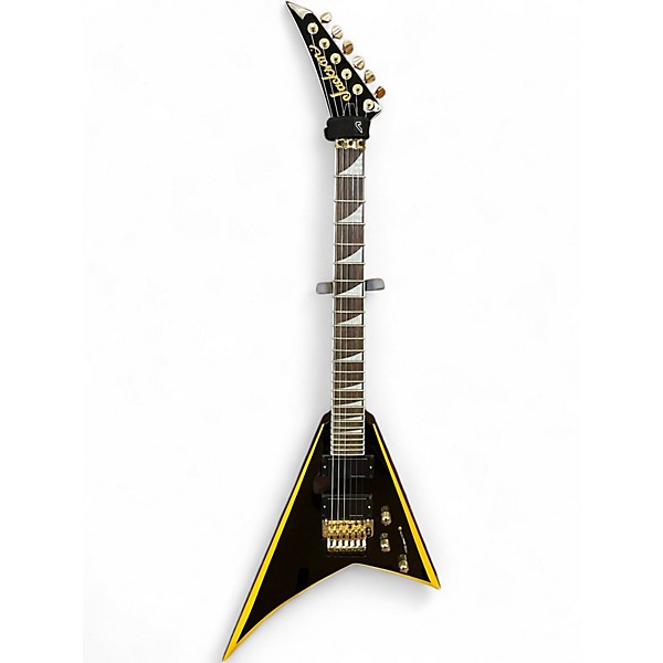Used Jackson RRX24 Black and Yellow Solid Body Electric Guitar