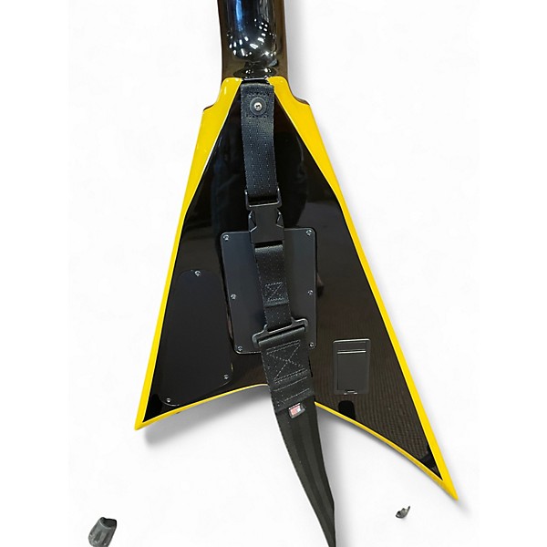 Used Jackson RRX24 Black and Yellow Solid Body Electric Guitar