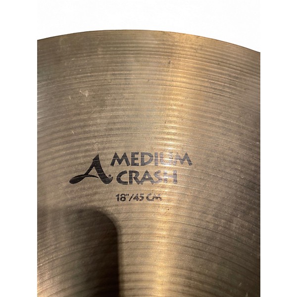 Used Zildjian 18in A Series Medium Crash Cymbal