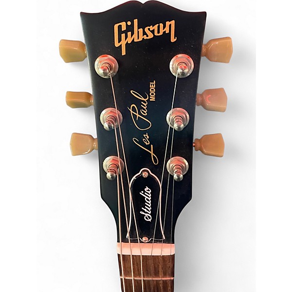 Used 2010 Gibson Les Paul Studio Faded Worn Brown Solid Body Electric Guitar
