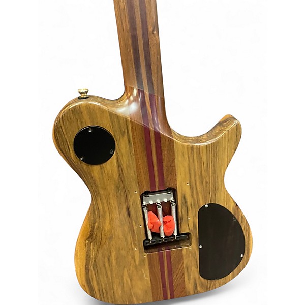 Used Kiesel Custom Single Cut Left Handed Trans Purple Solid Body Electric Guitar