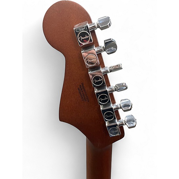 Used Fender Acoustasonic Jazzmaster Tobacco Burst Hollow Body Electric Guitar