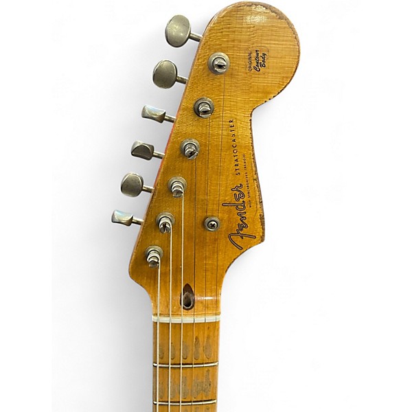 Used 2012 Fender 1950S Relic Stratocaster Custom Shop Black Solid Body Electric Guitar