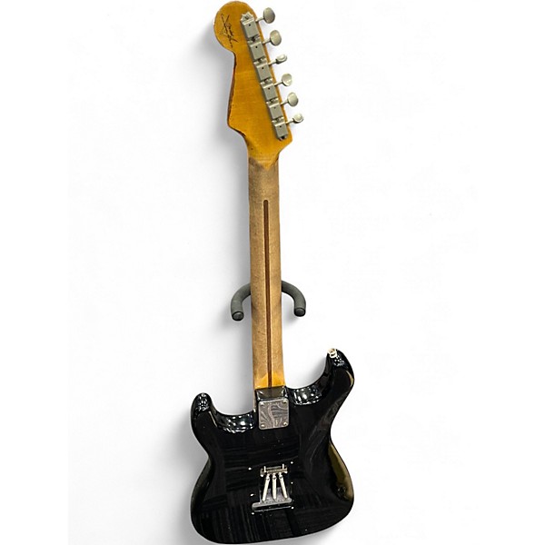 Used 2012 Fender 1950S Relic Stratocaster Custom Shop Black Solid Body Electric Guitar