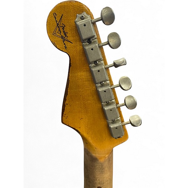 Used 2012 Fender 1950S Relic Stratocaster Custom Shop Black Solid Body Electric Guitar