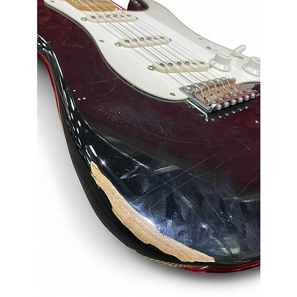 Used 2012 Fender 1950S Relic Stratocaster Custom Shop Black Solid Body Electric Guitar