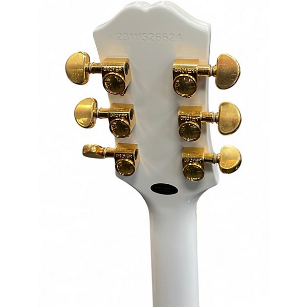 Used Epiphone Les Paul Custom WHITE Solid Body Electric Guitar