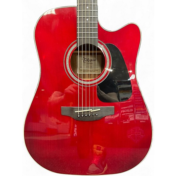 Used Takamine GD30CE Wine Red Acoustic Electric Guitar