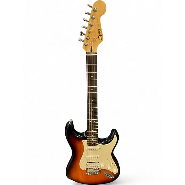 Used Squier Bullet Stratocaster 2 Color Sunburst Solid Body Electric Guitar