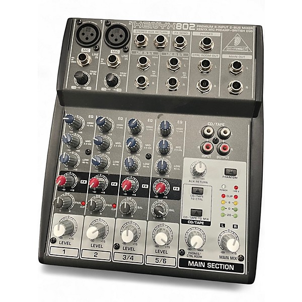 Used Behringer Xenyx 802 Unpowered Mixer