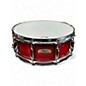 Used Pearl 5.5X14 Session Studio Classic Snare Red Drum thumbnail