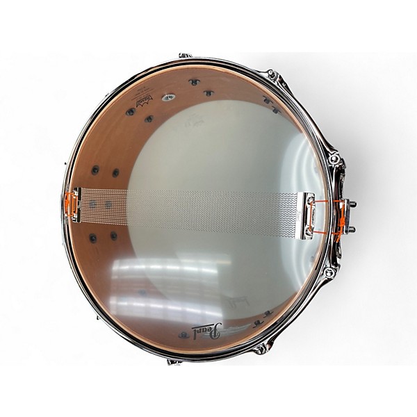 Used Pearl 5.5X14 Session Studio Classic Snare Red Drum