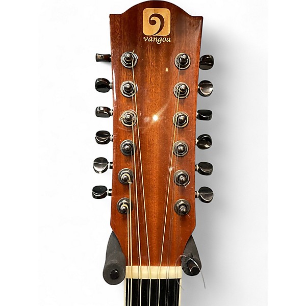 Used Vangoa VGE12-2 2 Tone Sunburst 12 String Acoustic Guitar