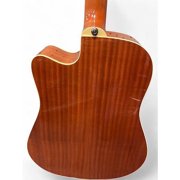 Used Vangoa VGE12-2 2 Tone Sunburst 12 String Acoustic Guitar