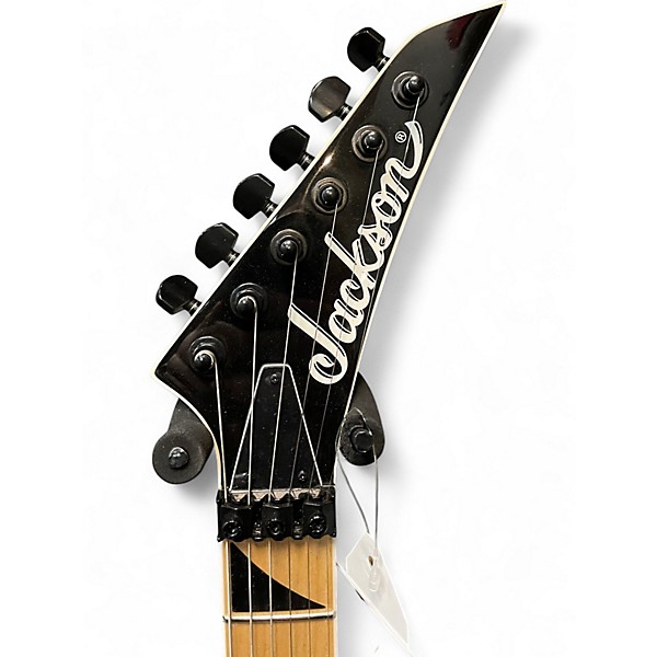 Used Jackson JS34Q Dinky Transparent Red Solid Body Electric Guitar