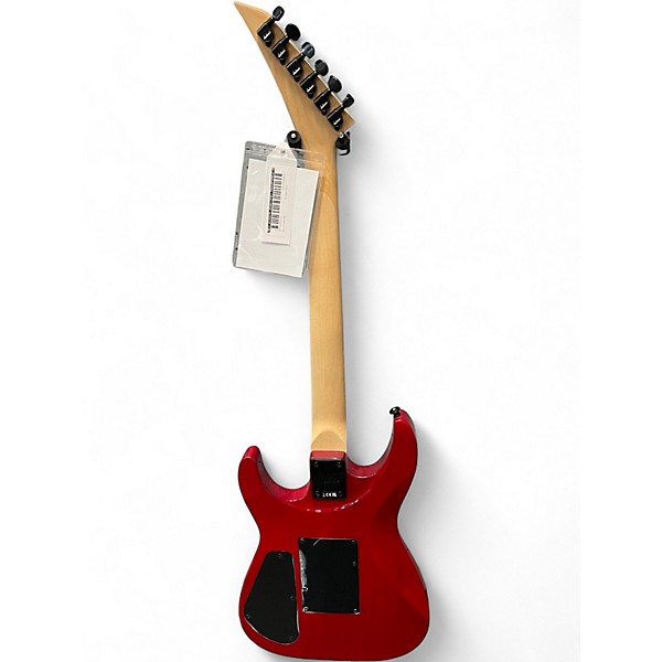Used Jackson JS34Q Dinky Transparent Red Solid Body Electric Guitar