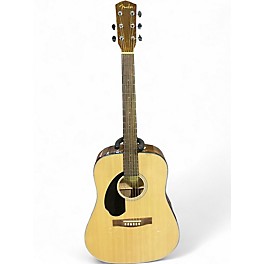 Used Fender CD60 Dreadnought LH Natural Acoustic Guitar