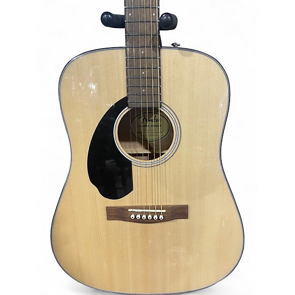 Used Fender CD60 Dreadnought LH Natural Acoustic Guitar