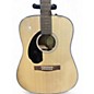 Used Fender CD60 Dreadnought LH Natural Acoustic Guitar