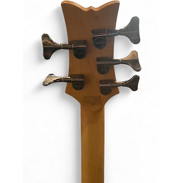 Used Schecter Guitar Research DIAMOND SERIES STILETTO EXTREME CHERRY BURST Electric Bass Guitar