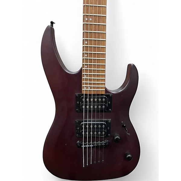 Used Mitchell MM100 Mini Walnut Solid Body Electric Guitar