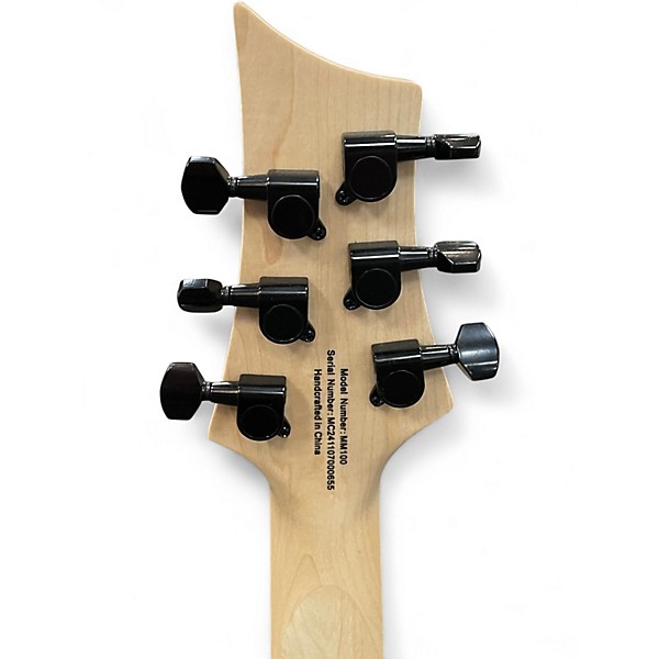 Used Mitchell MM100 Mini Walnut Solid Body Electric Guitar