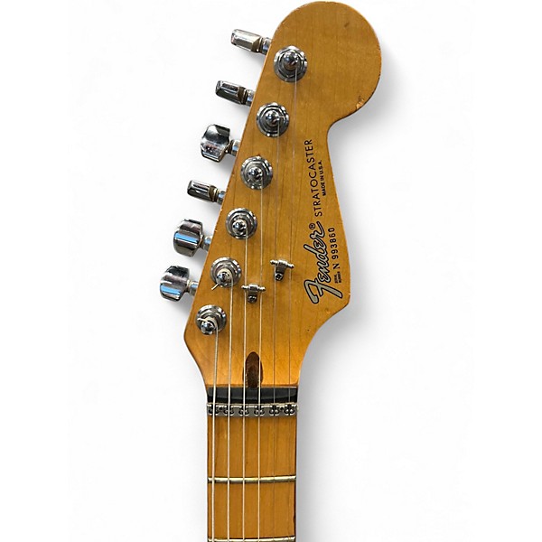 Vintage 1999 Fender American Standard Stratocaster Ice Blue Metallic Solid Body Electric Guitar