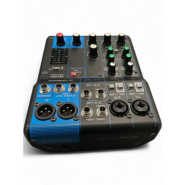 Used Yamaha MG06 Unpowered Mixer