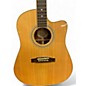 Used Epiphone AJ18SCE Advanced Jumbo Natural Acoustic Electric Guitar
