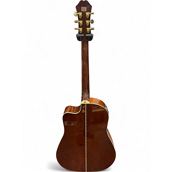 Used Epiphone AJ18SCE Advanced Jumbo Natural Acoustic Electric Guitar