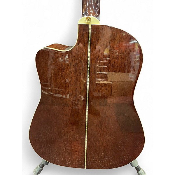 Used Epiphone AJ18SCE Advanced Jumbo Natural Acoustic Electric Guitar