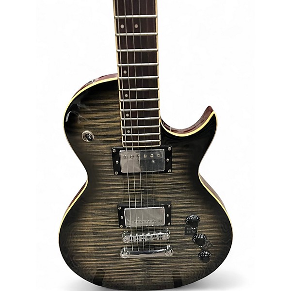 Used Mitchell MS470 Trans Gray Solid Body Electric Guitar