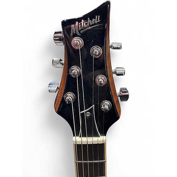 Used Mitchell MS470 Trans Gray Solid Body Electric Guitar