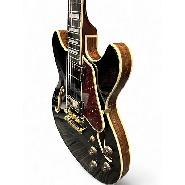 Used Ibanez AS93 Artcore Black Hollow Body Electric Guitar